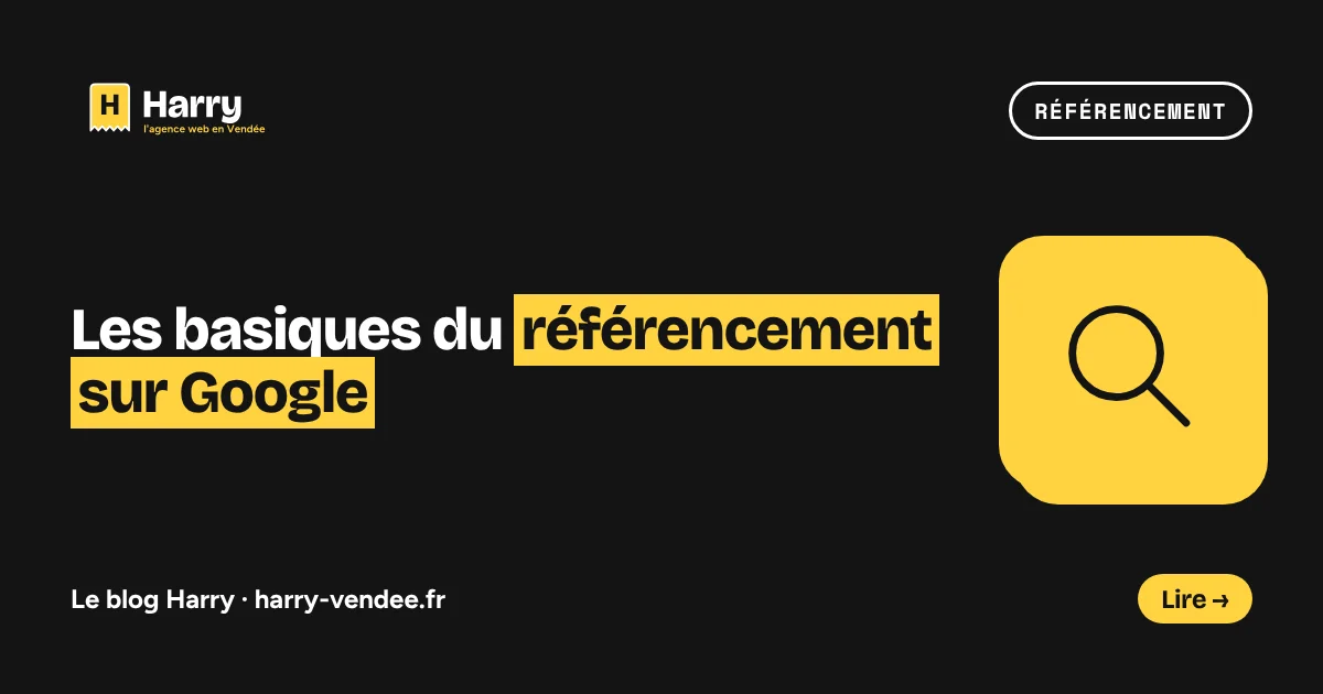 Les basiques du référencement Google, illustration Harry